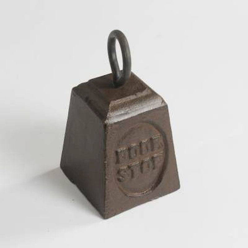 Bell Iron Weighted Floor Stop