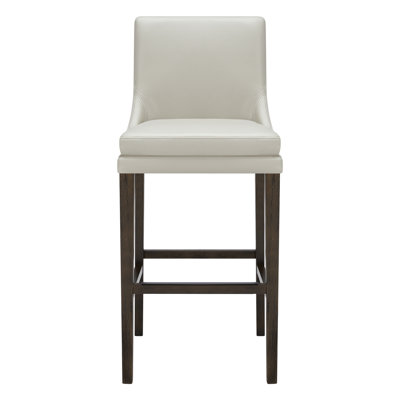 Tabouret de bar et de comptoir en cuir véritable Niara
