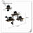 Jinette 5 Piece Wood Floating Shelf