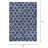 Sultan Geometric Trellis Dusk Blue Performance Area Rug-25536383