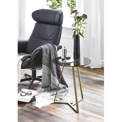 Northridge Glass Top Frame End Table