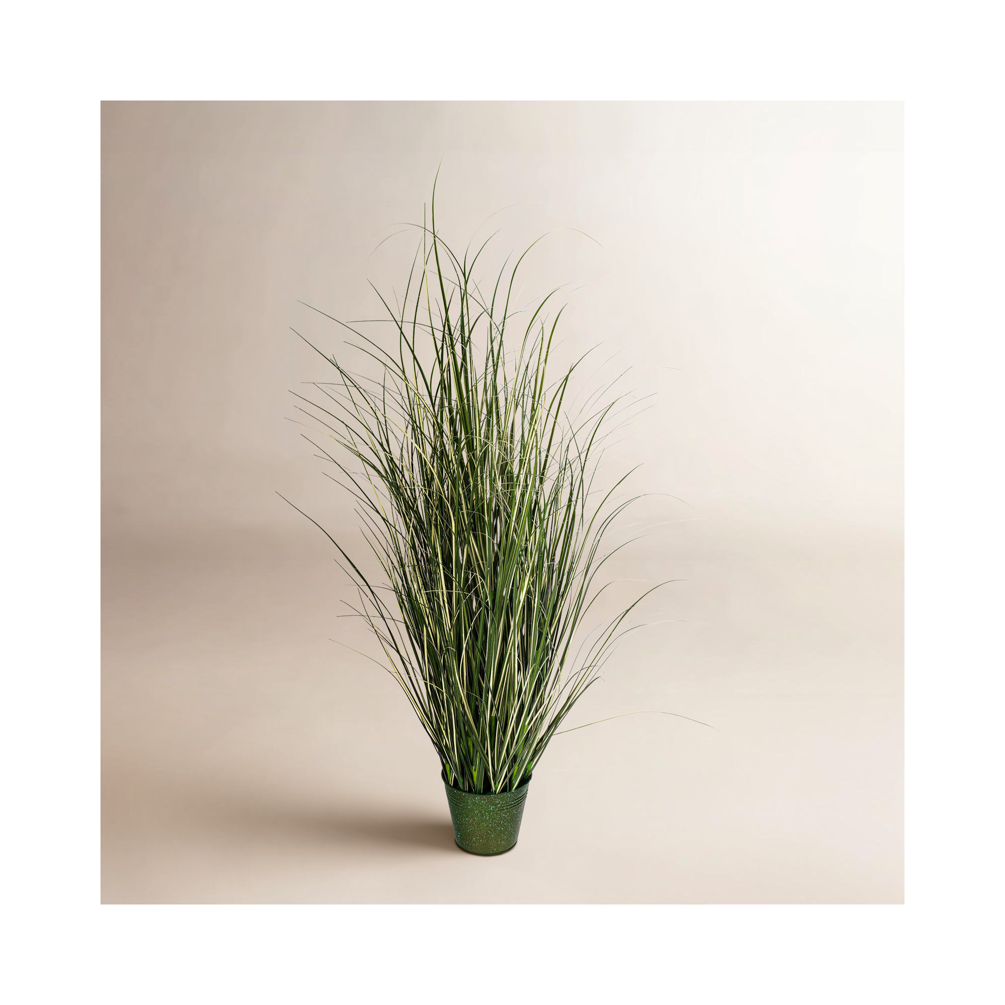 Artificial Potted Native Green Grass., 59" H x 33" W x 33" D