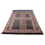 Rug & Kilim’S Tribal Rug In Red And Brown All Over Geometric Pattern