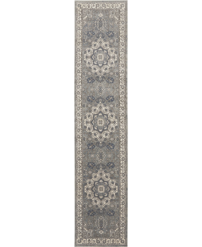 Tapis beige Freeda, Tapis de couloir 2 pi 2 po x 10 pi