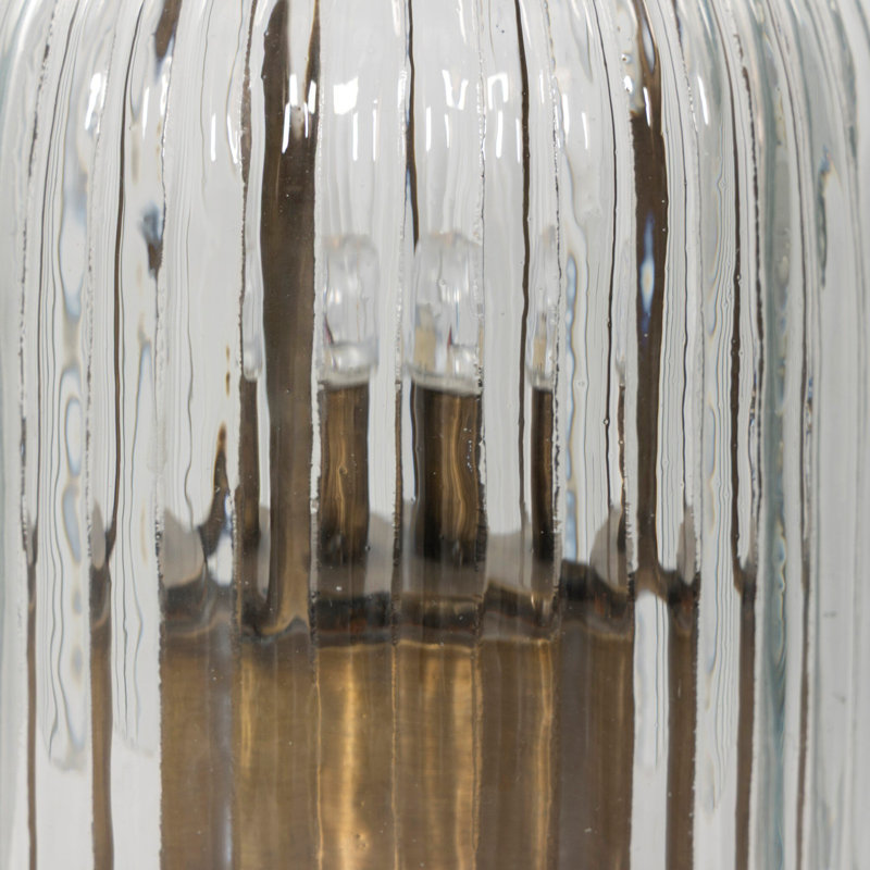 Table Lamp, Aged Antique Brass Iron