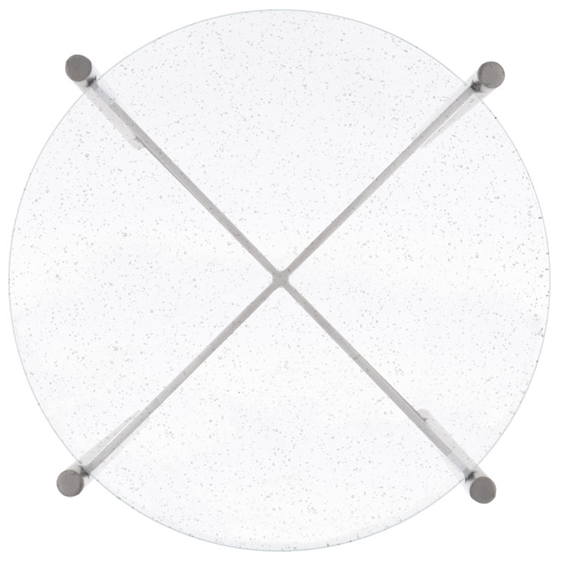 Aurlie Glass Top End Table
