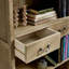 Ammon 180cm H x 90cm W Solid Wood Bookcase