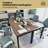 Metal Base Writing Desk