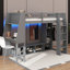 Lit mezzanine en bois multifonctionnel avec bureau à DEL et solutions de rangement-1500628424