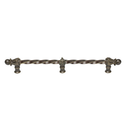 Acanthus with 3/8 twist bar Romanesque style with center brace