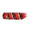 4"X10y Check Edge Stripe Wired Ribbon