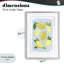 «Pastel Summer Lemons», reproduction sous verre encadrée, design par Martina Pavlova-814011204-814011202