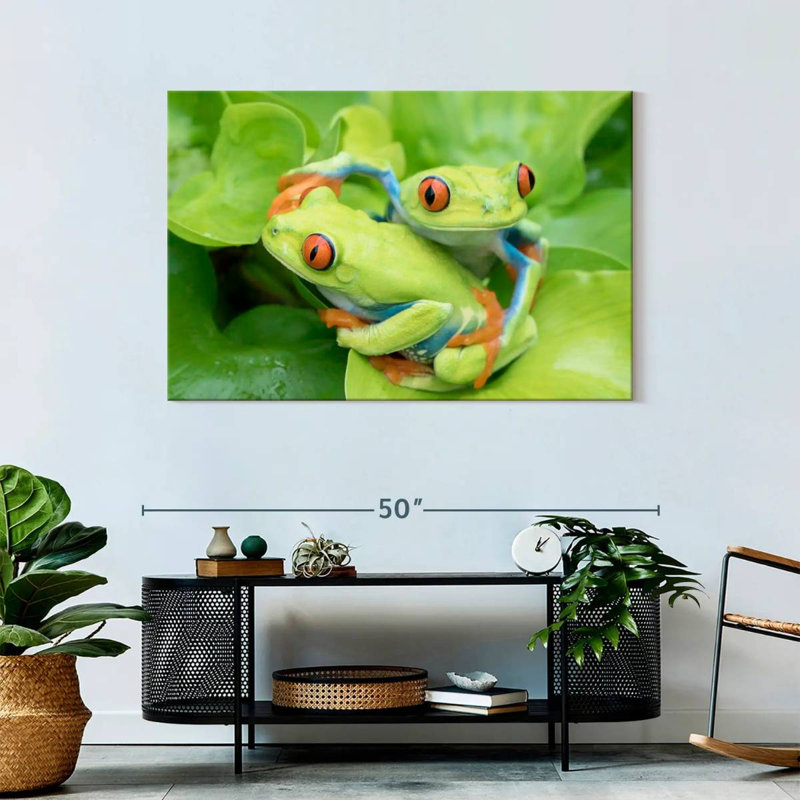 Brampt Frogs In An Embrace, 30" H x 45" W