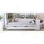Lit de jour simple en bois avec tablettes de rangement, lit multifonctionnel avec lit gigogne simple et bureau
