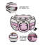 Parc pour animaux PETMAker, enclos pour chiots et petits chiens pliables d'intérieur et d'extérieur avec panneaux en filet, plateau à fermeture à glissière, sac de transport, cage de voyage légère pour le camping-20595978-20603126