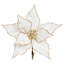 Glitter Poinsettia, 9.5 Inches-1617884458