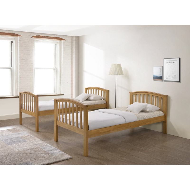 Single (3') Bunk Bed Standard Bunk Bed, Oak
