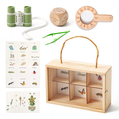 6-in-1 Wooden Scavenger Hunt and Explorer Kit