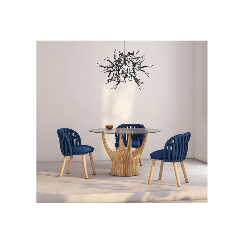 Knit Chair, Ink Black