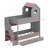 Creative Loft Bed Combining House Play Area, Drawer Storage, Staircase, And Soft LED Lighting-715357204