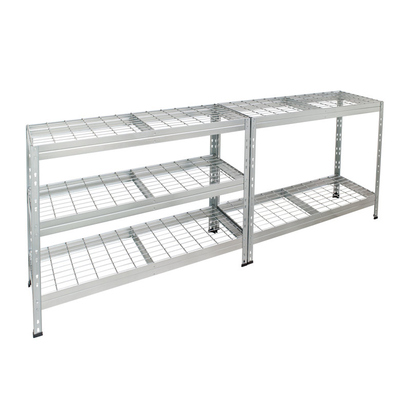 Galvanized 5-Tier Wire Shelving Unit 71x35x18 in for Garage and Kitchen