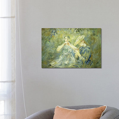 La Flageolet, 1890 by Berthe Morisot - Wrapped Canvas Painting