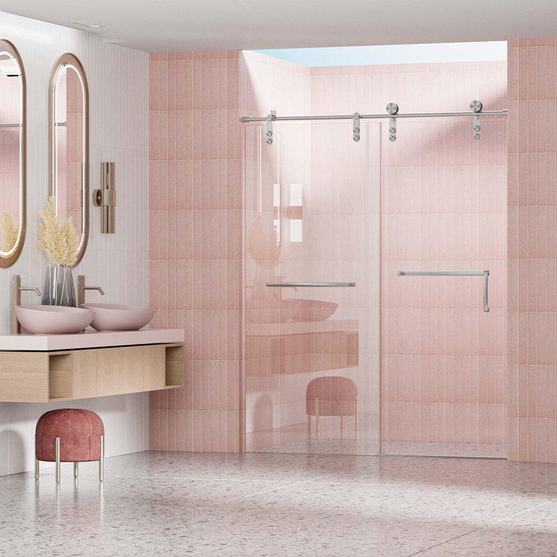 Portes de douche, Chrome