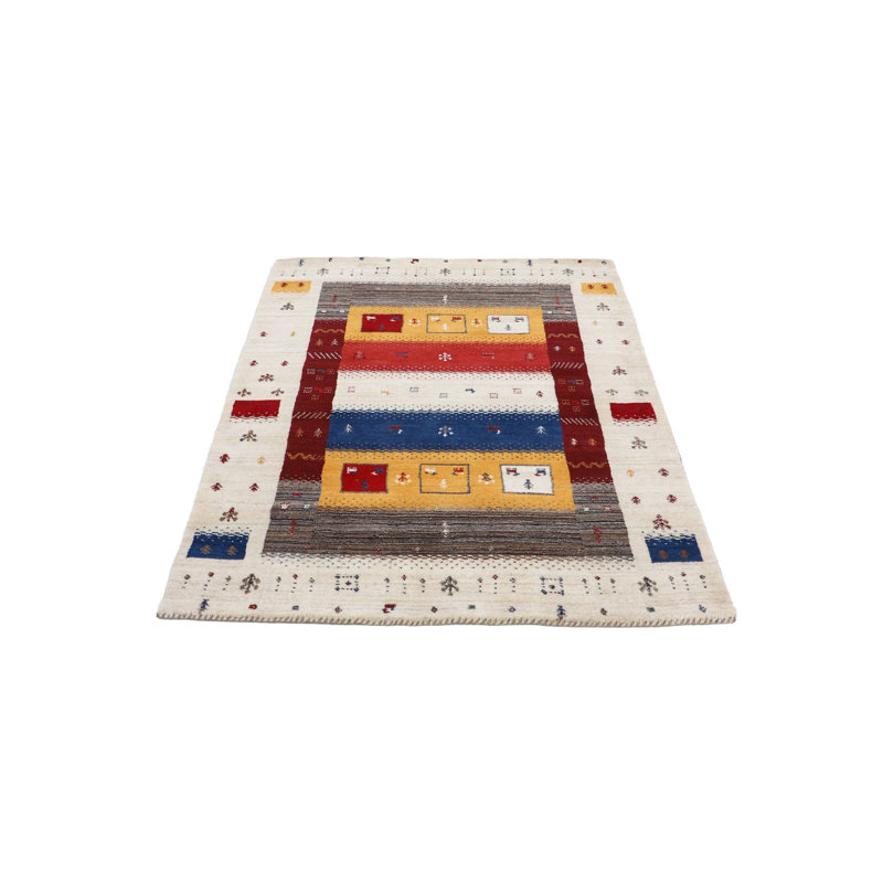 Gabbeh Soni Handwoven Wool Multi Rug, Rectangle 240 x 340cm