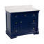Ensemble de meuble-lavabo simple 42 po avec armoire bleu royal et comptoir en marbre d'ingénierie-1346676284-1473184819