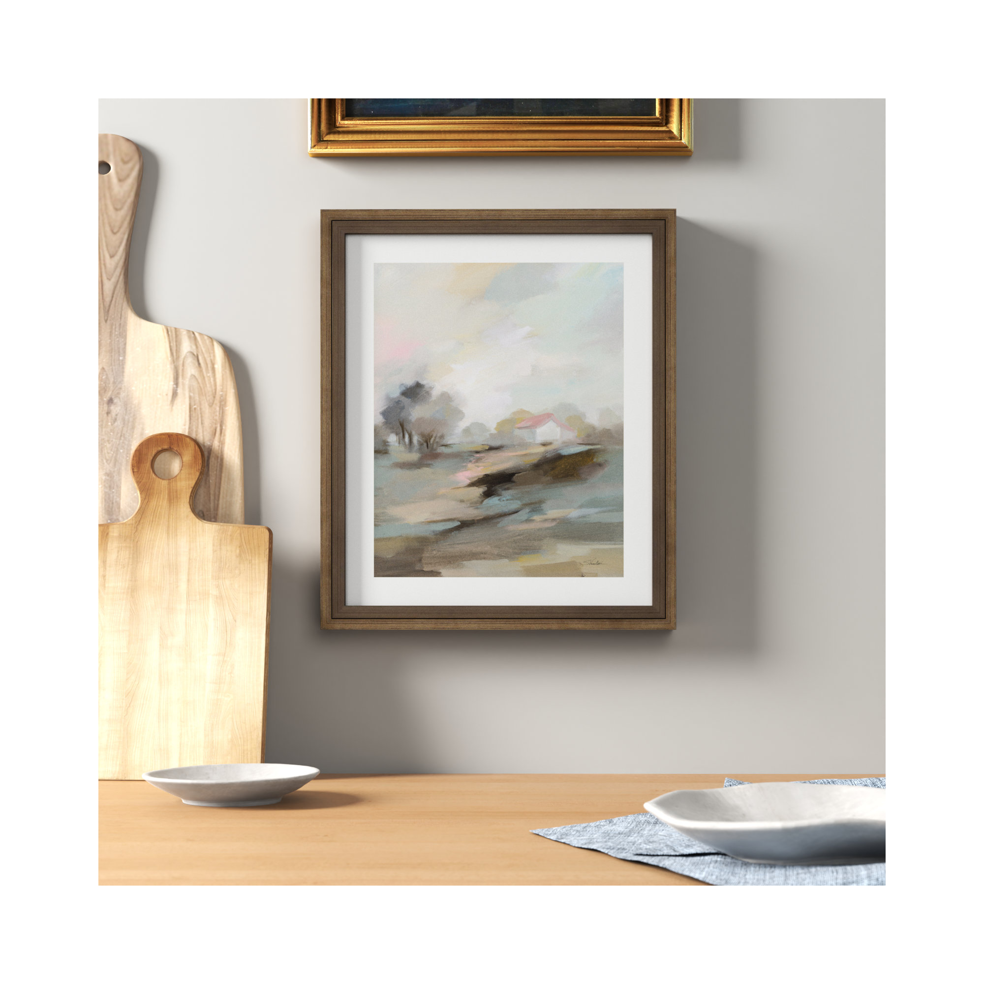 Farm In April by Silvia Vassileva, Bronze, 11" W x 13" H
