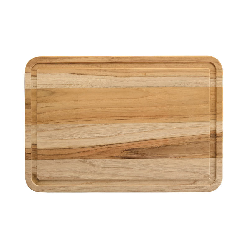 Ensemble de 2 planches à découper en bois de teck