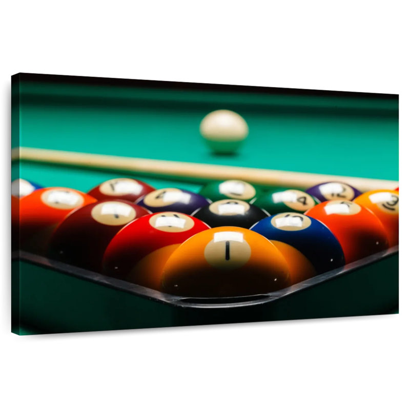 Senne Billiards, 30" H x 45" W
