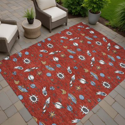 Tapis pour enfants intérieur / extérieur lavable à la machine Chantille ACN2580