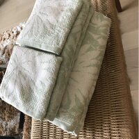 Tommy Bahama Lago Palm 6-Piece Green Floral Cotton Towel Set