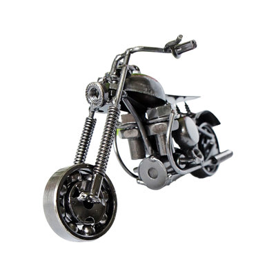 Motorcycle Ornament Living Room Bedroom Desktop Decoration Personalized Metal Motorcycle Model Figurine
