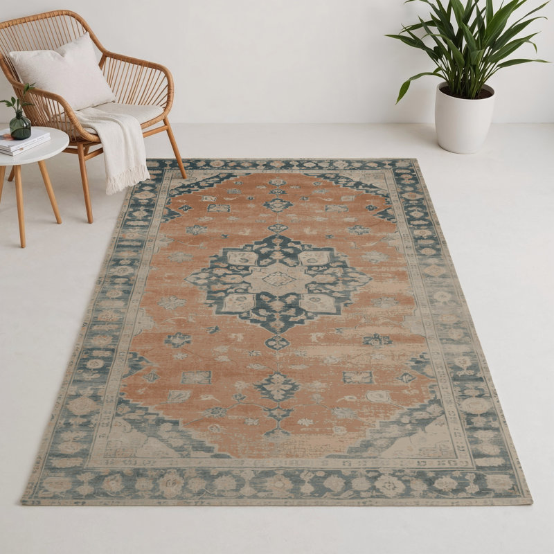 Tapis gris intérieur et extérieur surteint, Rectangle 5 pi x 7 pi