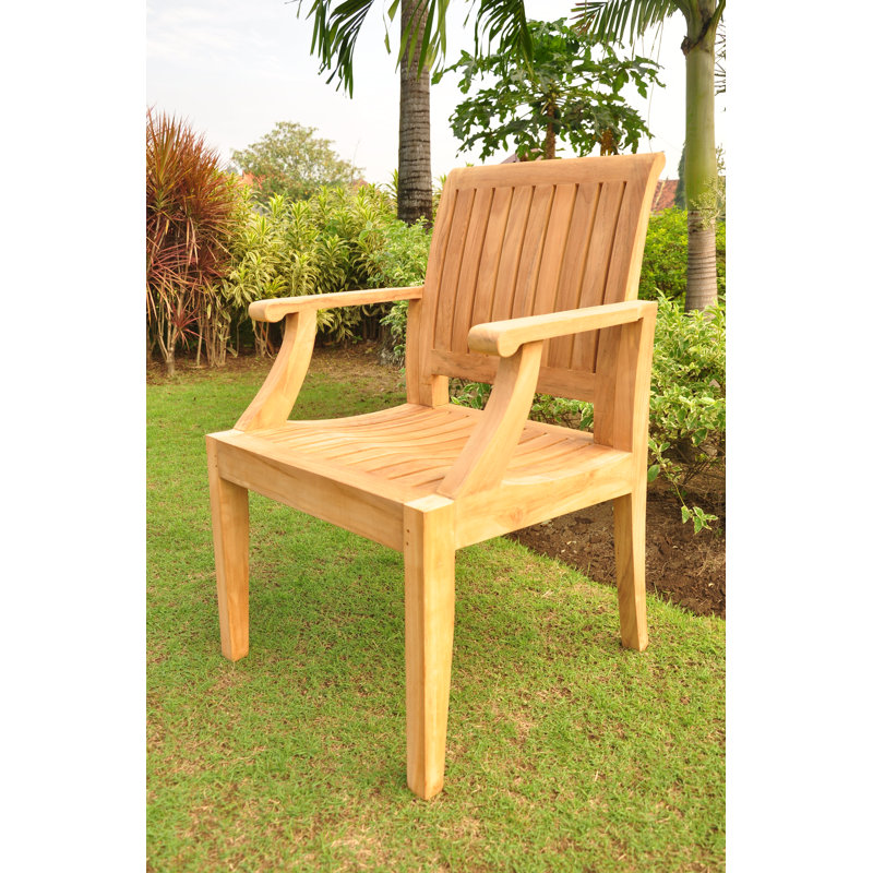 Lagos Outdoor Teak Dining Armchair