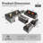 Sei 13 - Piece Modular Outdoor Wicker Sectional Set with Ultra-Wide Armrest,Patio Conversation Set with Cushions and Fire Pit-440150214