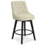 Tabouret de bar et de comptoir pivotant en bois massif Malakeh-100865017-100865018