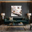 Oiseaux, art asiatique sur toile brun-434400652