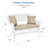 Armbruster 52 " W Straight Wicker Loveseat with Cushions-918941382-918941372