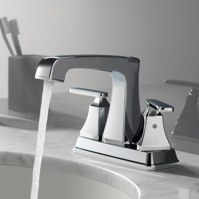 Ashlyn Centerset Bathroom Faucet with Drain Assembly, 2-handle Bathroom Sink Faucet