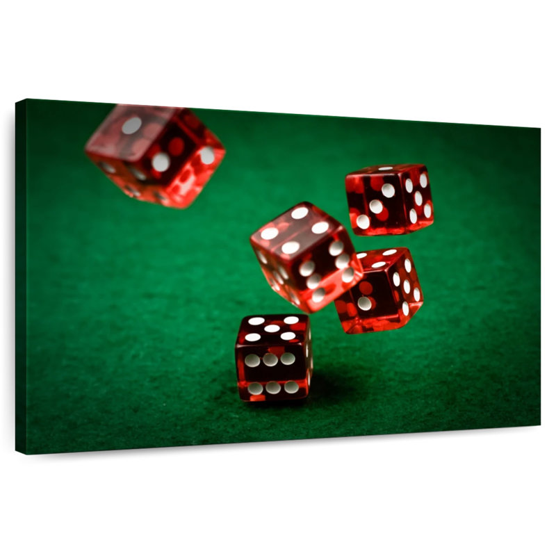 Senne Roll The Red Dice, 20" H x 30" W