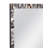 Kervo Rectangular Wall Mirror with Black & Cream Bone Resin Frame