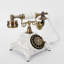 Téléphone à cadran rotatif antique de style européen classique