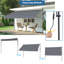 Dakota Fields 120cm W Polyester Cover Retractable Patio Awning-2008490660-2008490661