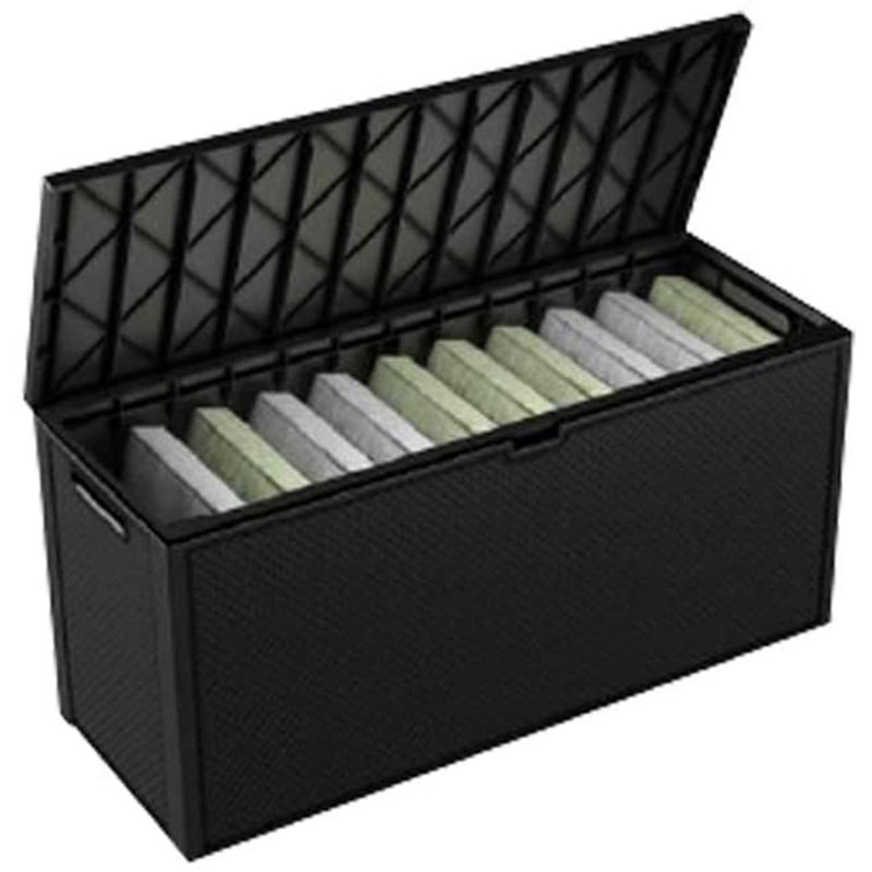 Keter Emily Garden Storage Box, Graphite