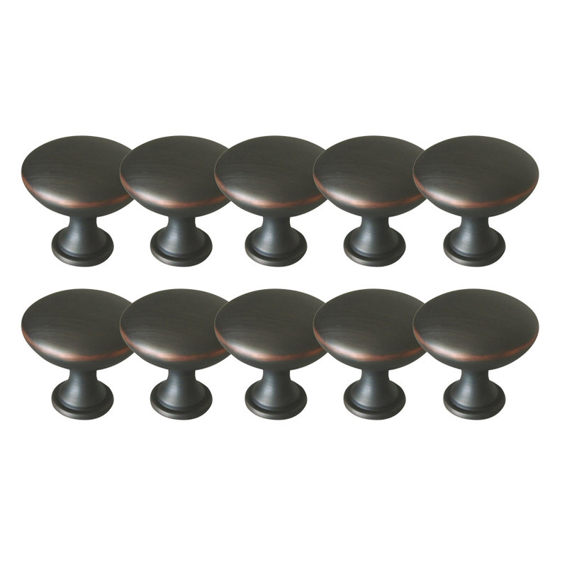 Multipack de boutons de champignon Midtown, Bronze huilé