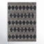Andes Geometric Area Rug in Charcoal/Beige-1506145771