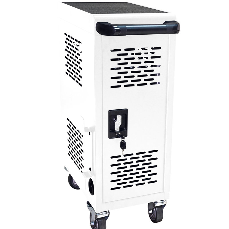 16 dépôt de chargement verrouillable amovible pour ordinateur portable et - noir. Rangez 16 appareils simultanément. Économie d'espace sécurisée. Convient à plusieurs configurations de tablettes. Installation organisée du cordon. Terminaux de puis